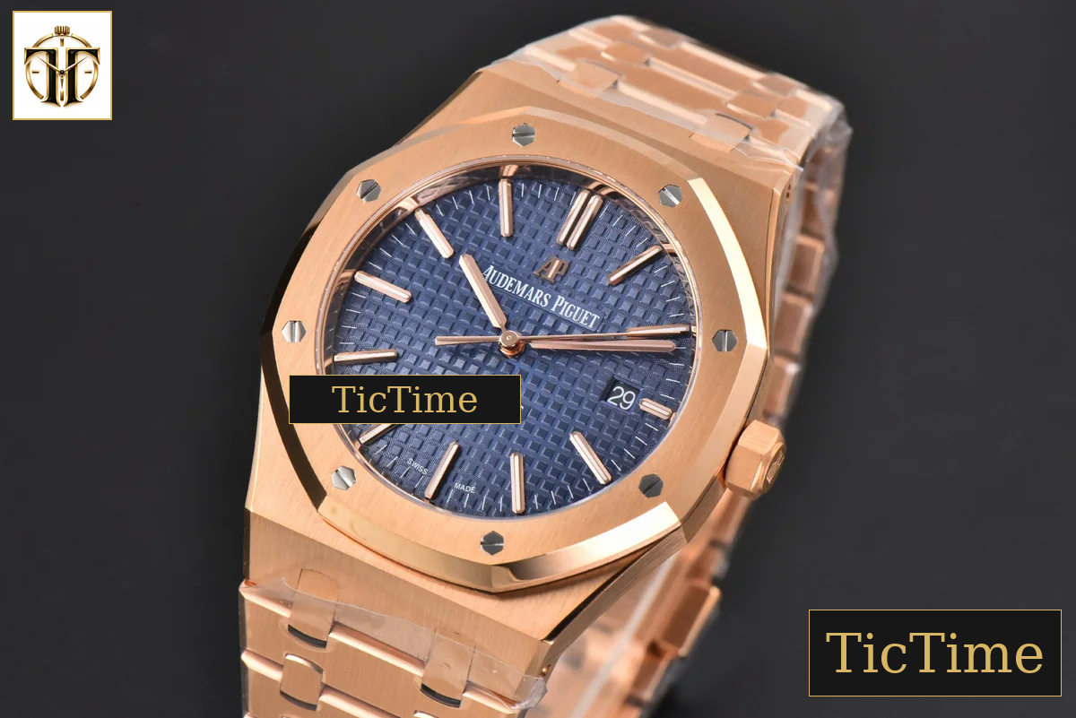 Royal Oak 15400 41mm ZF RG Blue Textured Dial RG Bracelet SA3120 — foto 4