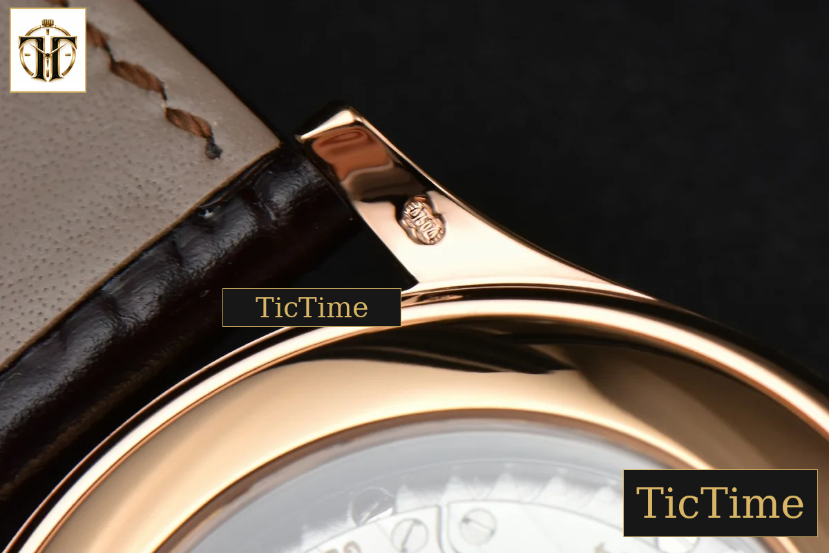Annual Calendar Moonphase 5396 38.5mm ZF RG White Stick Dial Brown Leather Strap MY9015 — foto 20