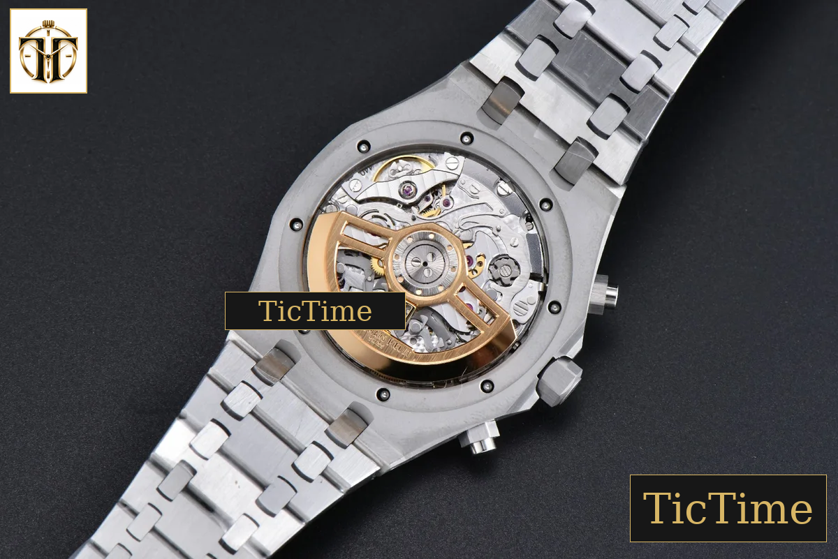 Royal Oak Chronograph 26240 41mm APSF Black Checkered Black Subdial SS Bracelet V1 SH4401 — foto 19