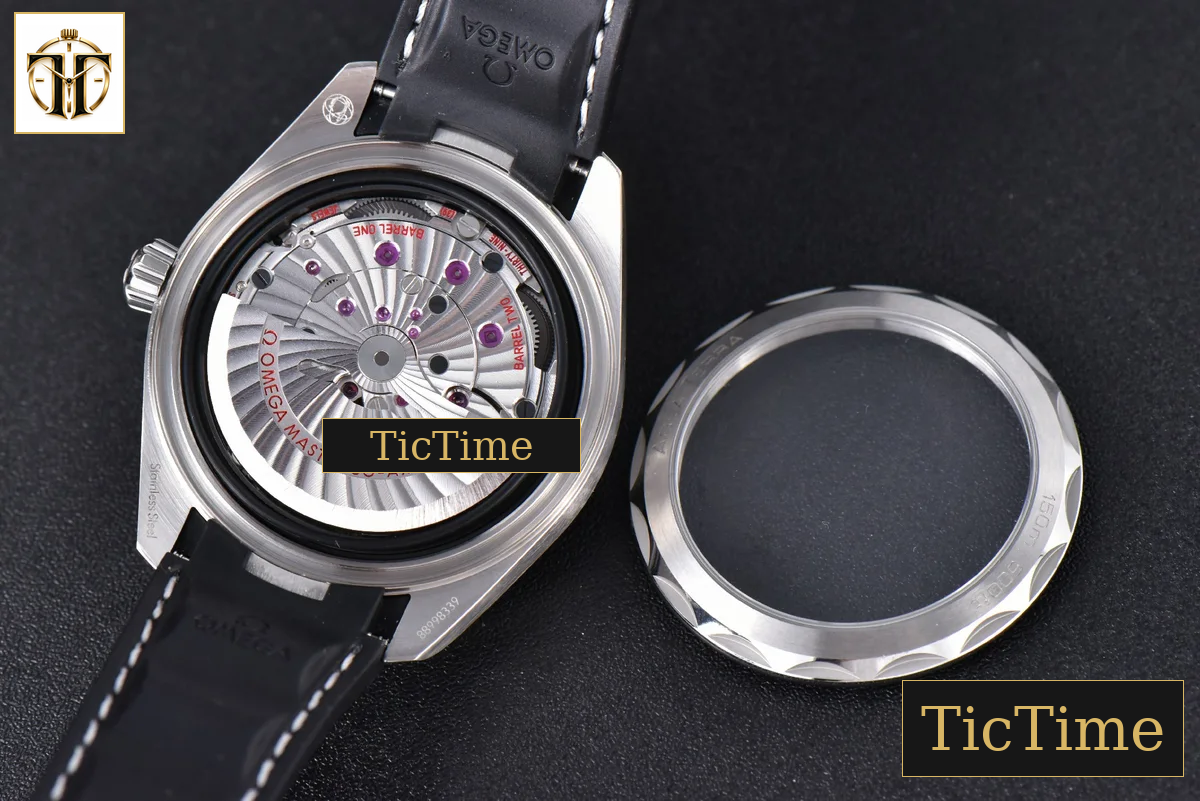 Aqua Terra 150M SeaMaster 41mm VSF Black Dial Silver Hands Black Rubber Strap A8900 — foto 14