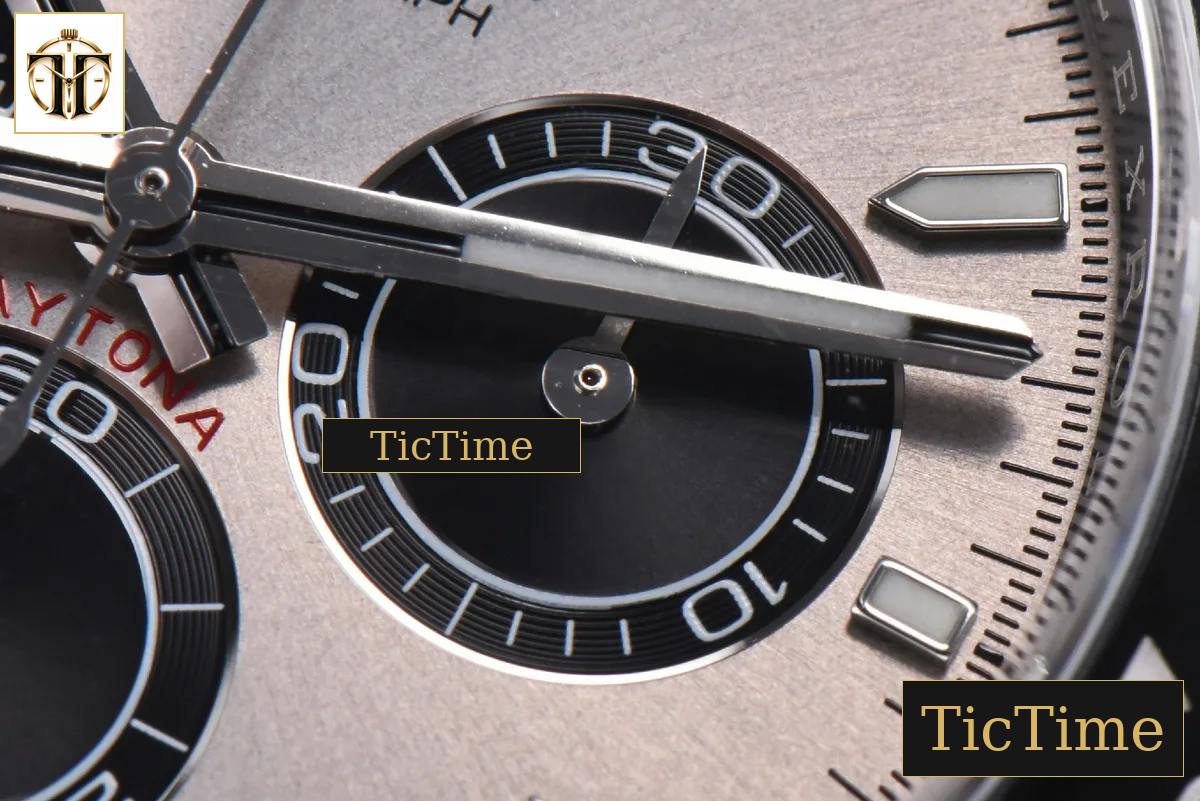 Daytona 904L 126519 40mm Clean Factory Gray Dial Black Bezel Oysterflex Strap DD4131 — foto 8