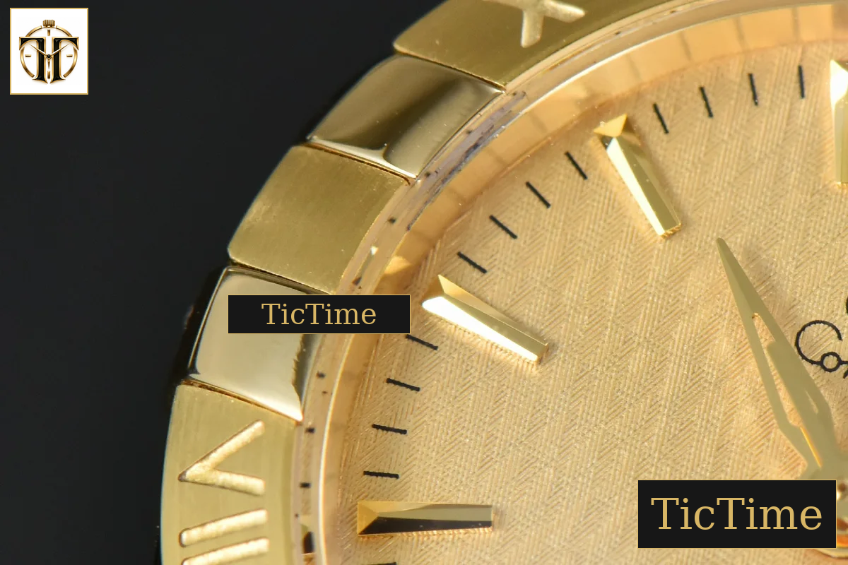 Constellation 29mm TWSF YG Gold Textured Dial YG/SS Bracelet A8700 — foto 6