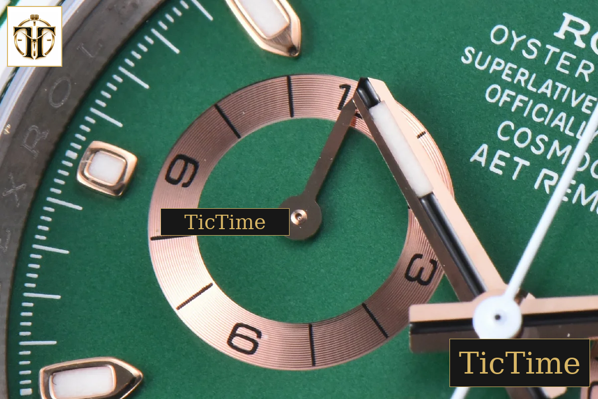 Daytona AET AETF White Ceramic Green Dial Ceramic Bracelet V2 SA4130 — foto 6