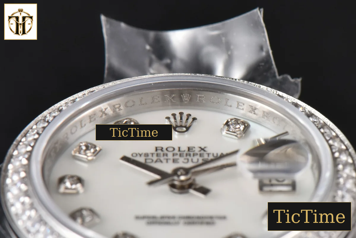 DateJust Ladies 28mm WF Diamond MOP Dial Diamond Marker Jubilee Bracelet A2236 — foto 14