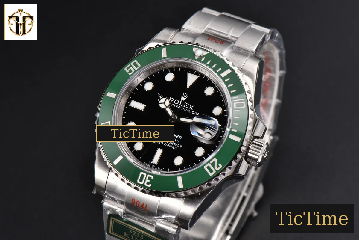 Submariner LV 126610 41mm King Factory Green Ceramic Green Dial SS Bracelet VR3235 — foto 4
