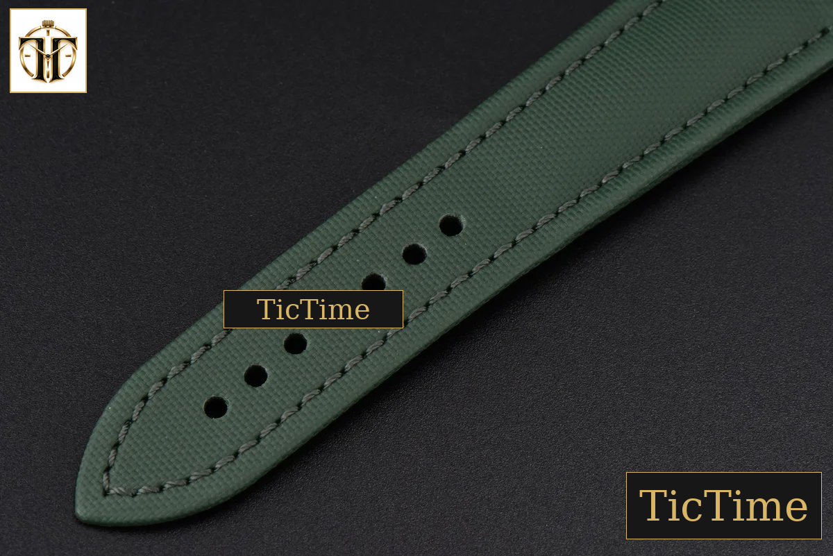 Fifty Fathoms Bathyscaphe 43mm GF Ceramic Green Dial Green Sail-Canvas Strap A1315 — foto 28