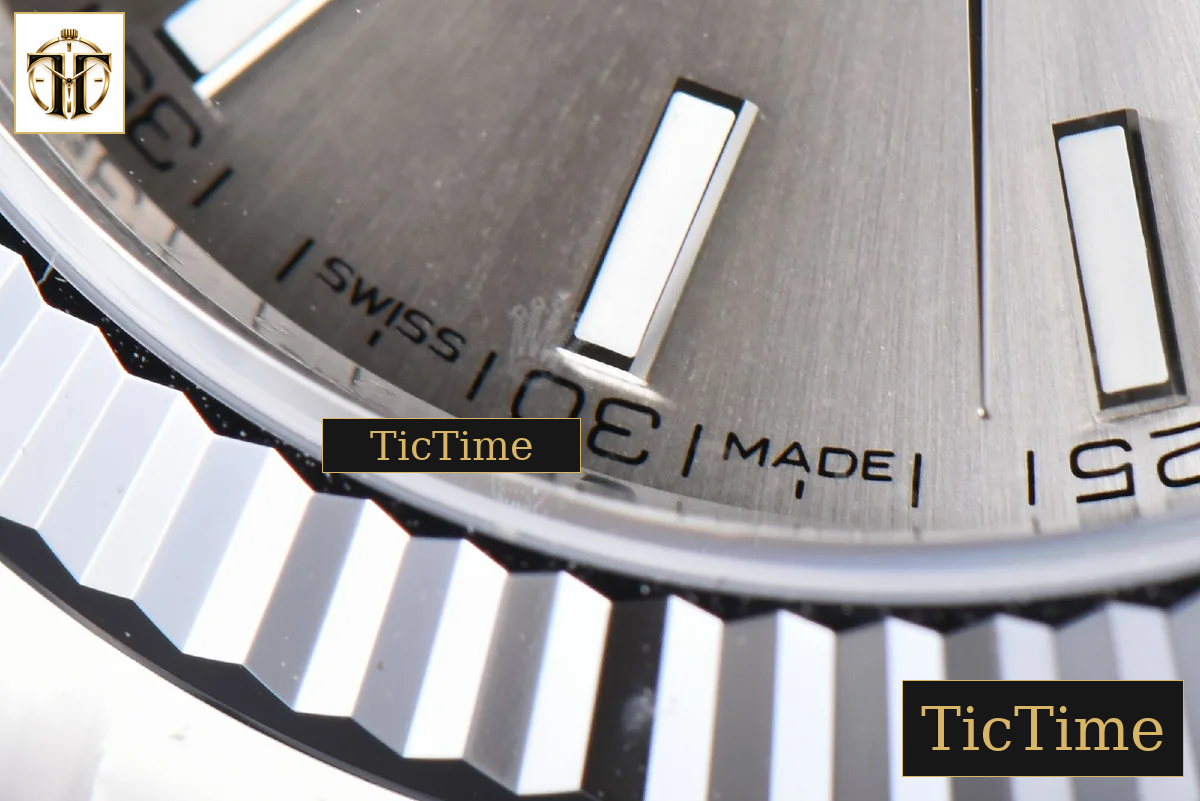 DateJust Fluted Bezel 126334 41mm VSF Silver Dial Oyster Bracelet VS3235 — foto 23