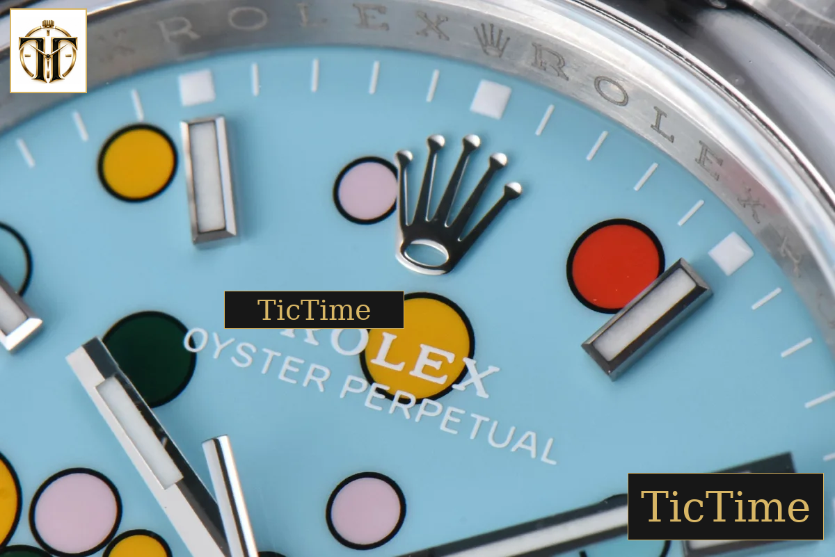 Oyster Perpetual 904L 126000 36mm Clean Factory Tiffany Blue Celebration Ballon Dial SS Bracelet VR3230 — foto 5
