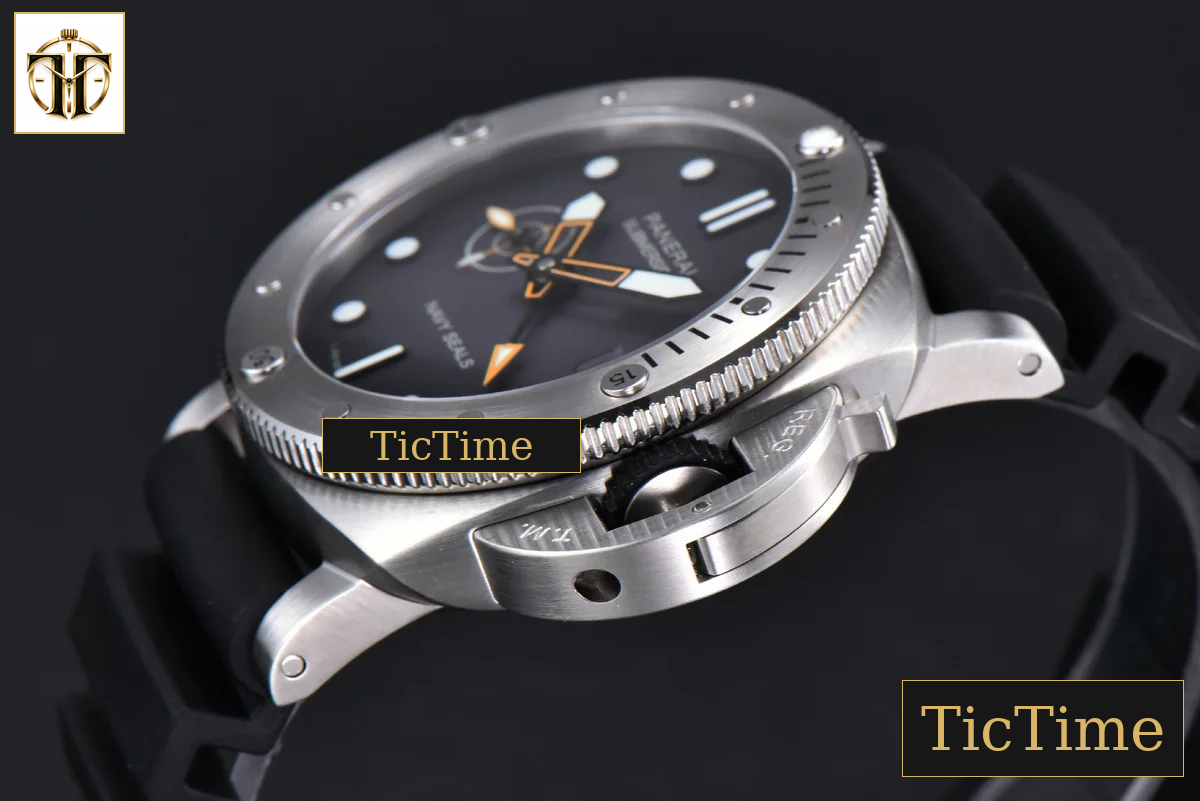 Submersible GMT PAM1323 44mm VSF Navy Seal Gray Dial Rubber Strap P900 — foto 11