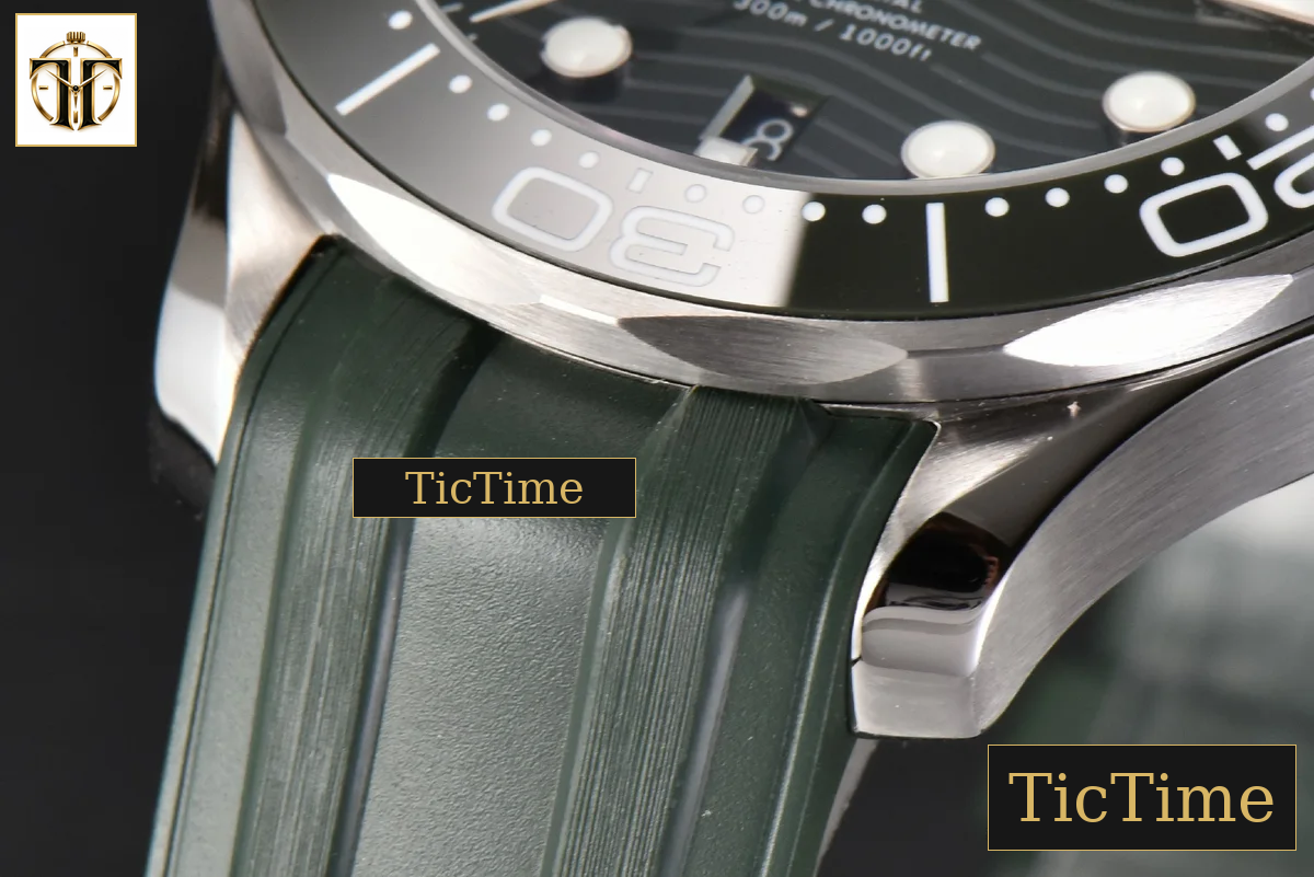 Seamaster Diver 300M 42mm VSF Green Ceramic Green Dial Green Rubber Strap VS8800 — foto 9