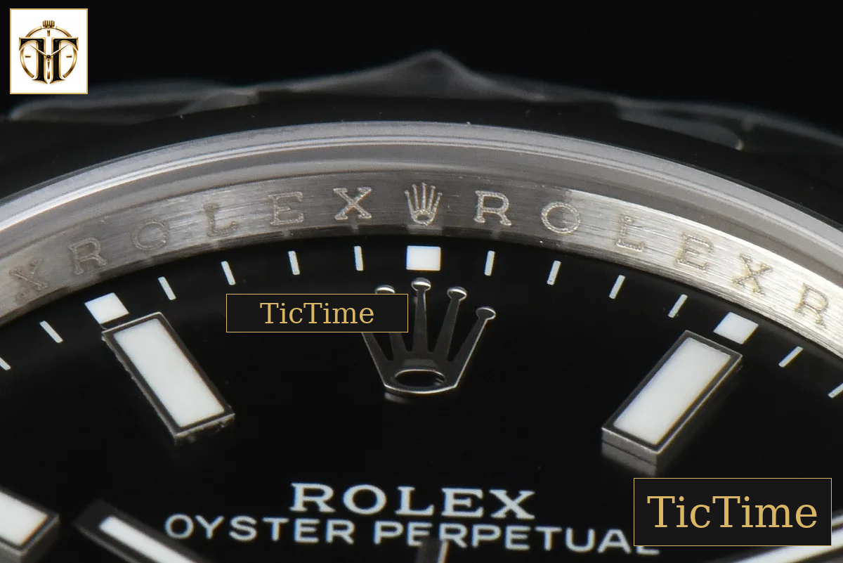Oyster Perpetual 114300 39mm BPF Black Dial SS Bracelet A2824 — foto 9