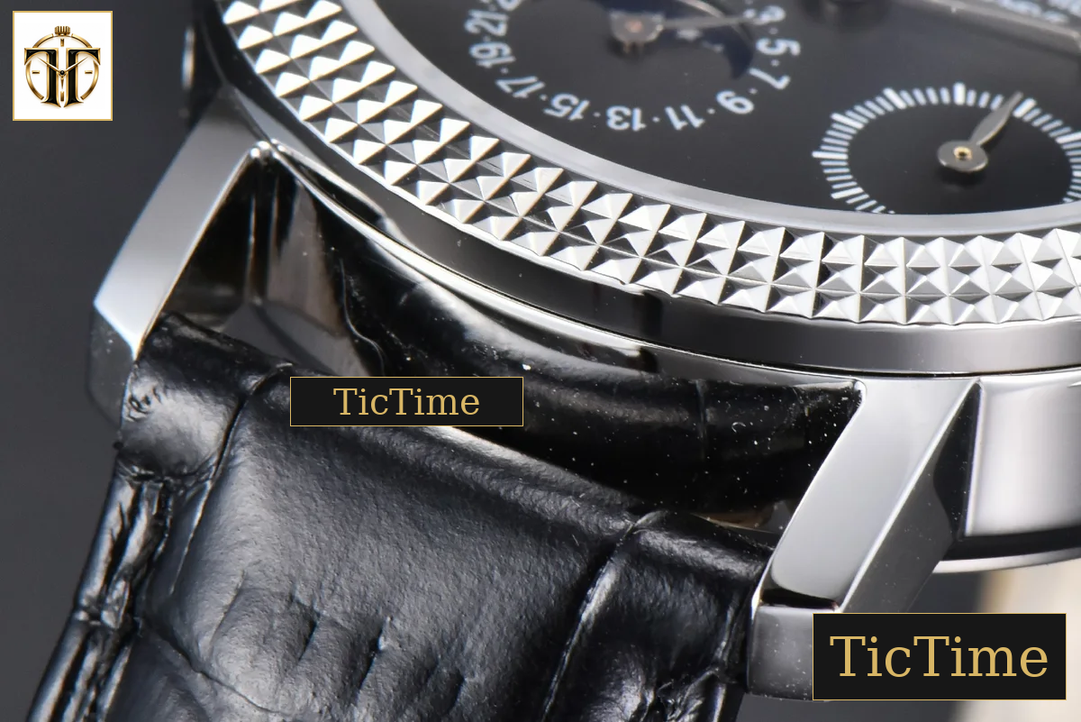 Calatrava 50th Anniversary 5057G 36.5mm IWF Gray Dial Leather Strap — foto 9