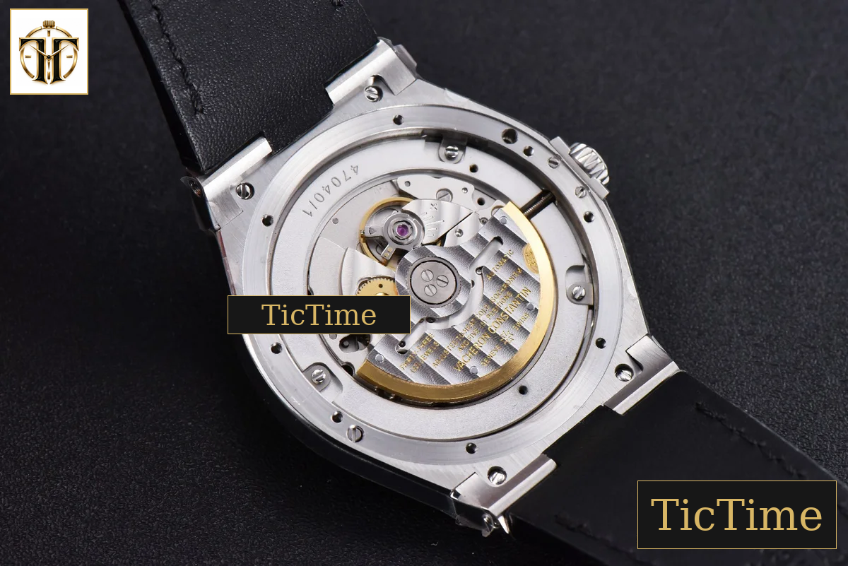 Overseas 47040 42mm MKF White Textured Dial Leather Strap 9015 — foto 17
