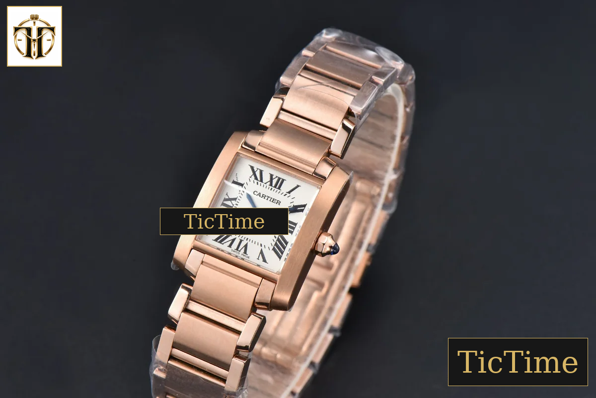 Tank Francaise Small 25.7mmx21.2mm 8848F RG Bracelet Quartz — foto 5