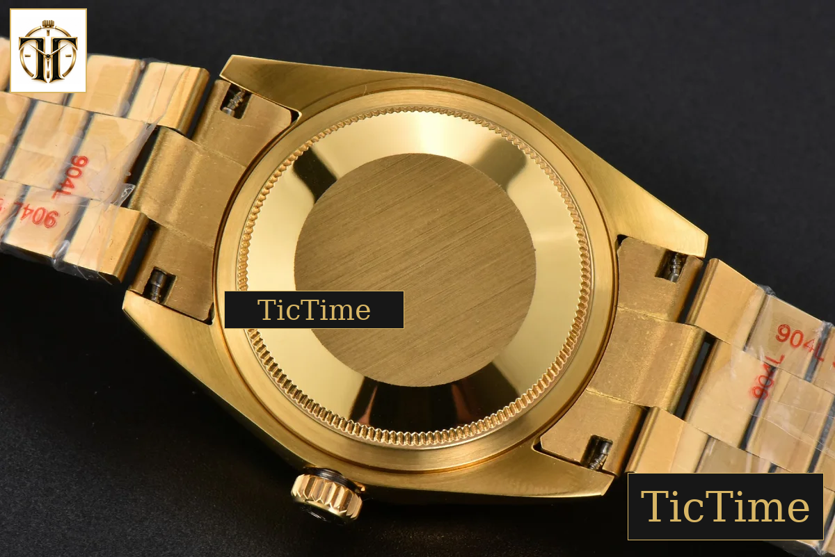 Daydate 36mm GMF YG Meteorite Dial Roma Diamond Marker YG Bracelet A3235 — foto 25