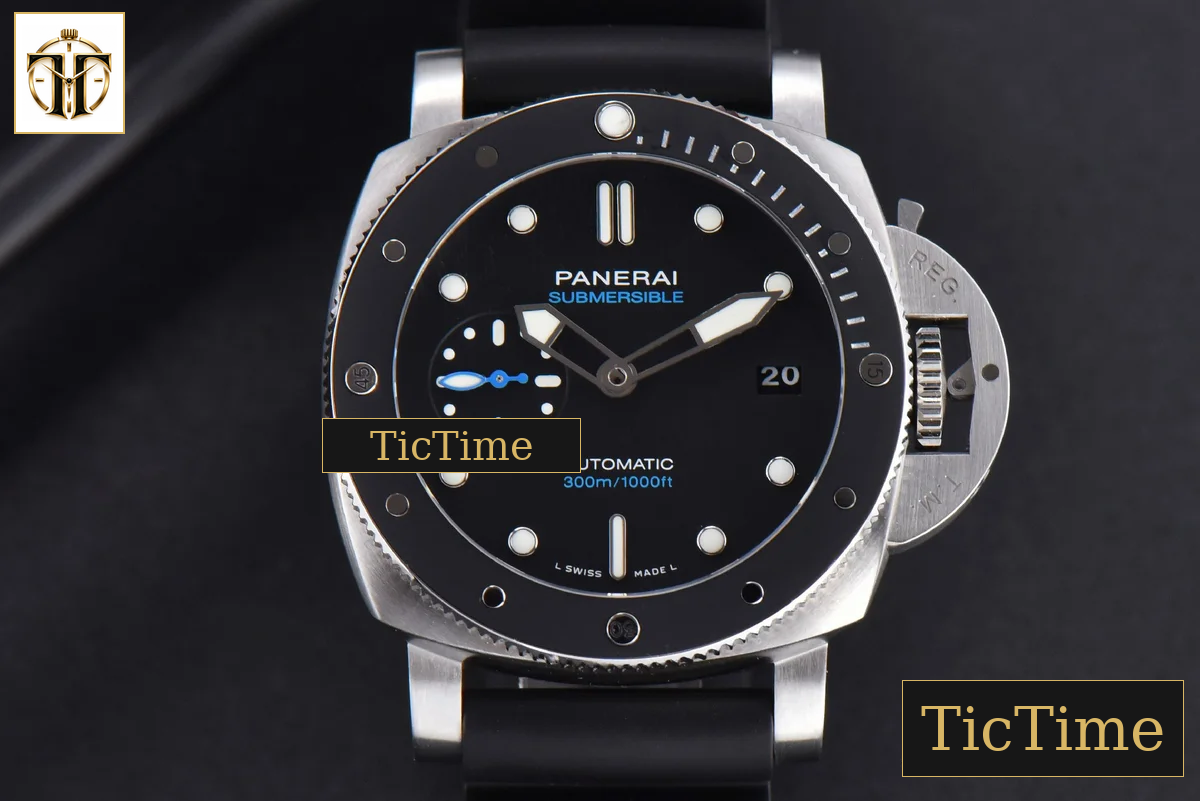 Submersible PAM683 42mm VSF Black Dial Rubber Strap Aisa XXX1V — foto 2