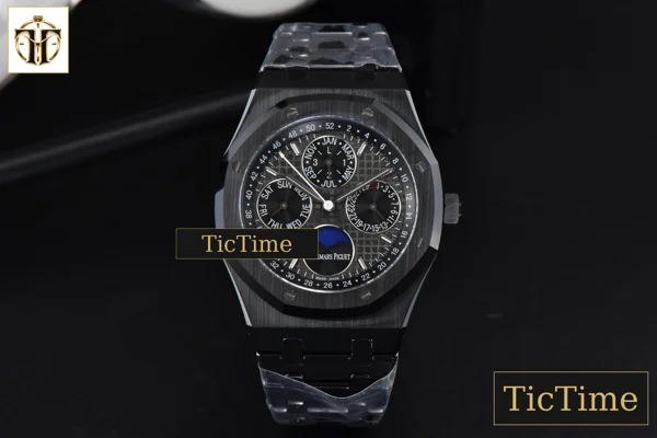 Foto frontal — Royal Oak Perpetual Calendar 26579CE 41mm APSF Black Ceramic Black Dial Ceramic Bracelet V1 A5134