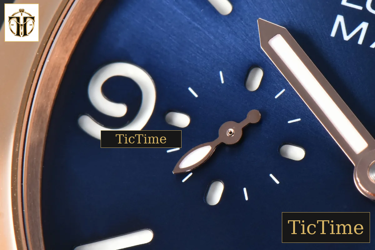 PAM1112 44mm TTF RG 44 Blue Dial Blue Leather Strap P9010 — foto 6