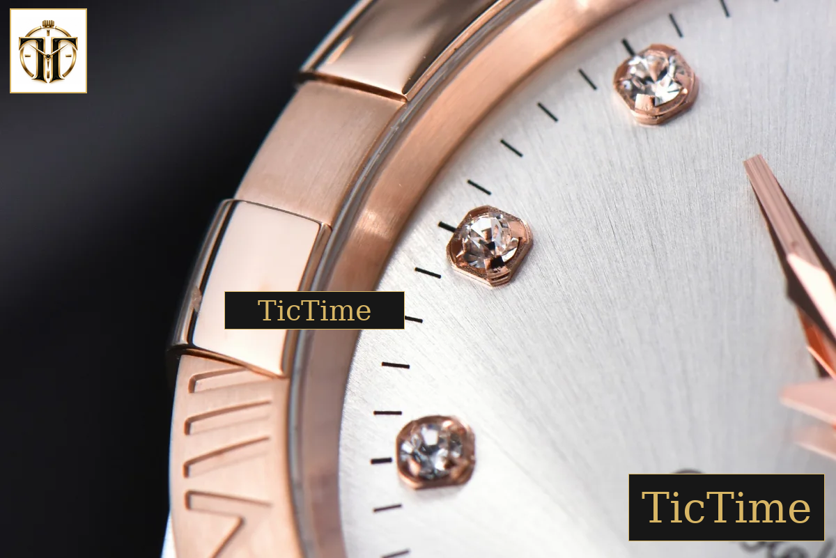 Constellation 38mm VSF SS/RG Silver Dial Diamonds Markers SS/RG Bracelet A8500 — foto 8