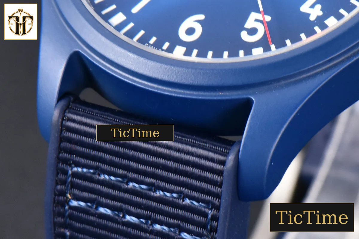 Pilot Laureus IW328101 41mm ZF Blue Ceramic Blue Nylon Strap A32111 — foto 9