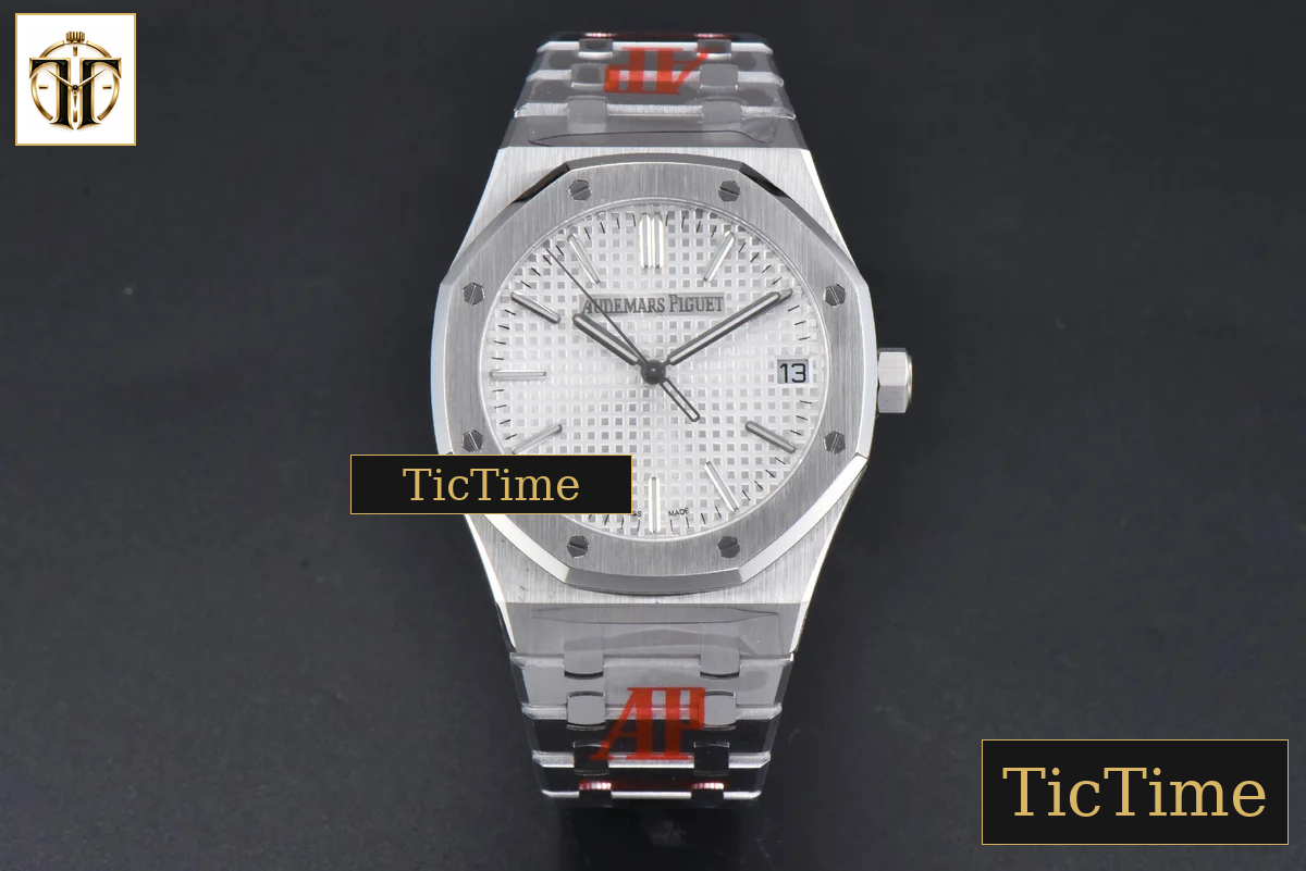 Royal Oak “50th Anniversary” 15510 41mm ORF SS White Dial SS Bracelet SA4302 — foto 3