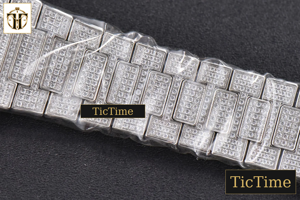 Nautilus 5719/1G PPF Full Diamonds Dial and Bracelet 324CS — foto 25