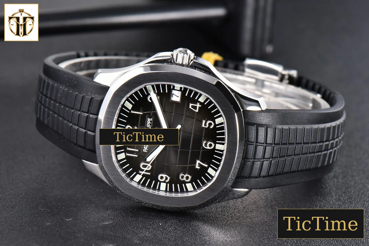 Aquanaut 5167 40mm 3KF Black Dial Black Rubber Strap V3 A330 — foto 10