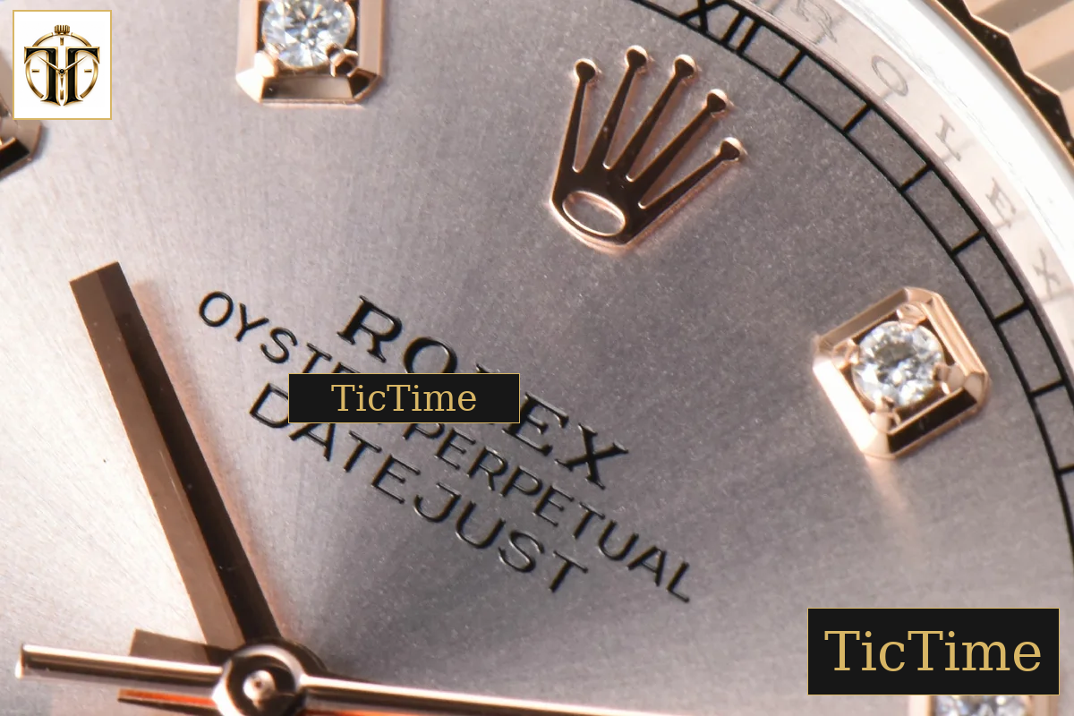 DateJust 126331 41mm Clean Factory RG/SS RG Dial Diamond Marker Oyster Bracelet VR3235 — foto 9