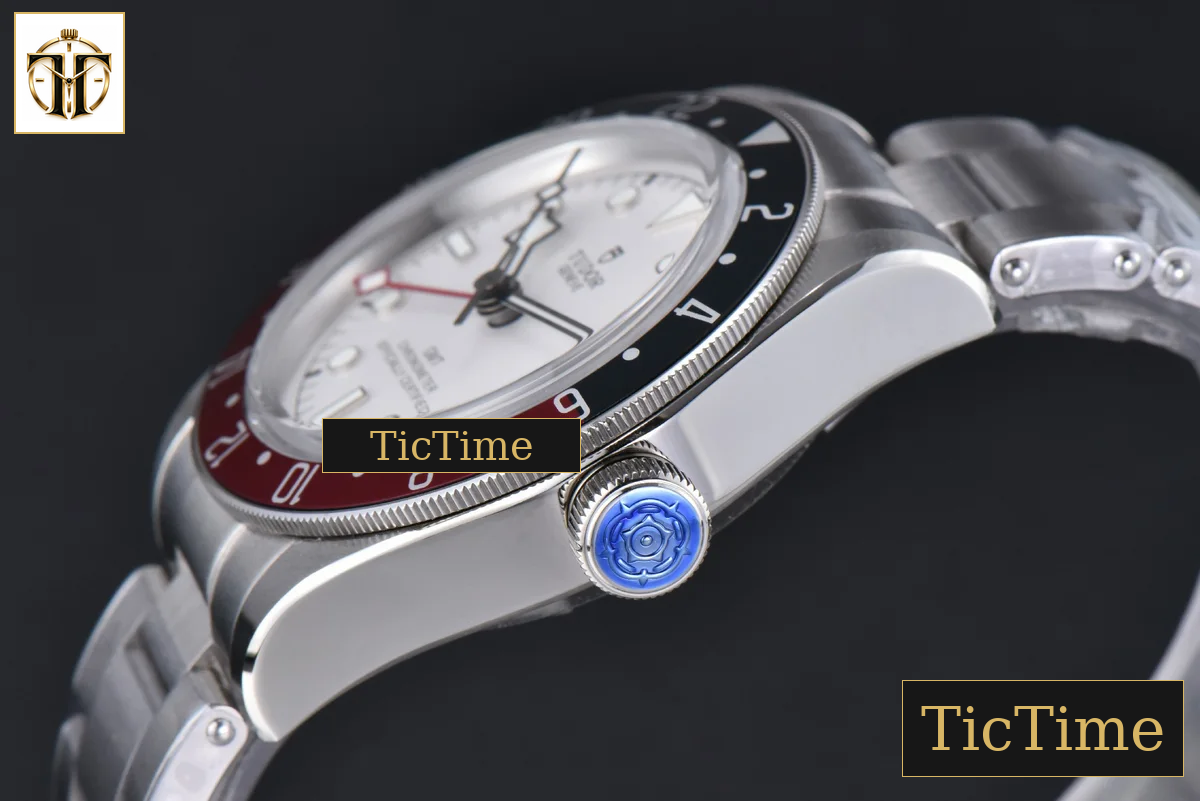 Black Bay GMT Pepsi 41mm ZF Blue/Red White Dial SS Bracelet A2836 — foto 12