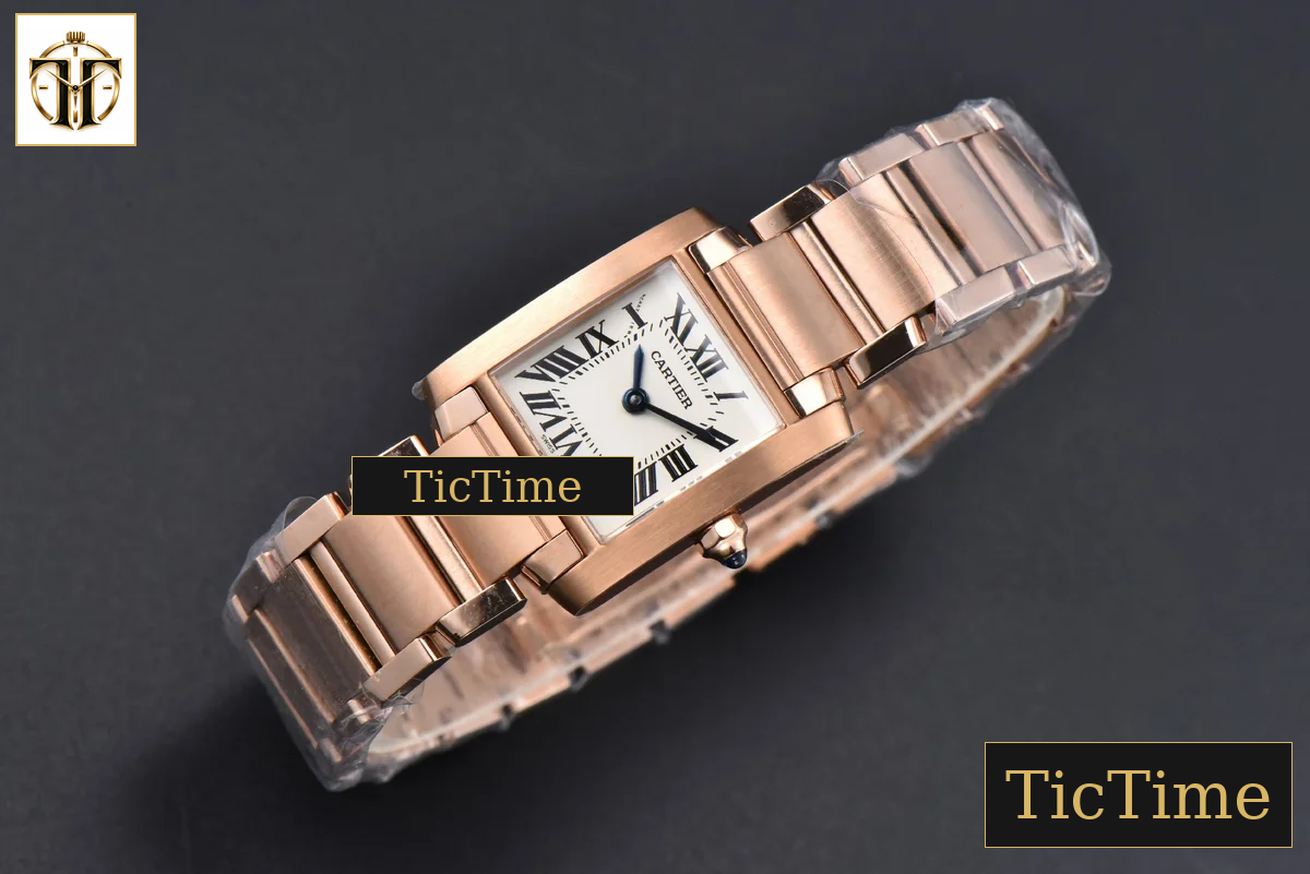 Tank Francaise Small 25.7mmx21.2mm 8848F RG Bracelet Quartz — foto 4