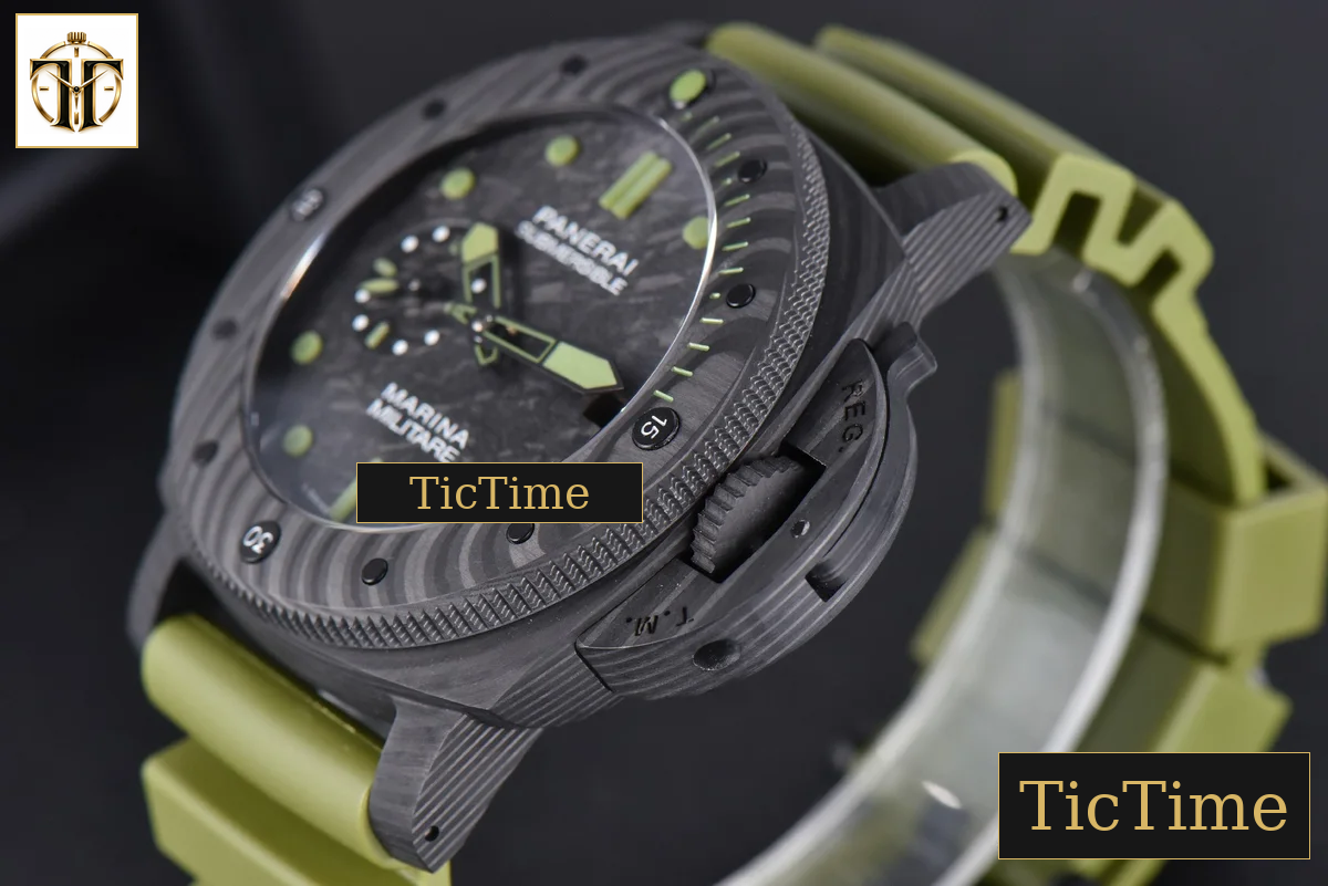 Carbotech Submersible PAM961 47mm VSF Black Dial Rubber Strap Asia XXXIV — foto 11
