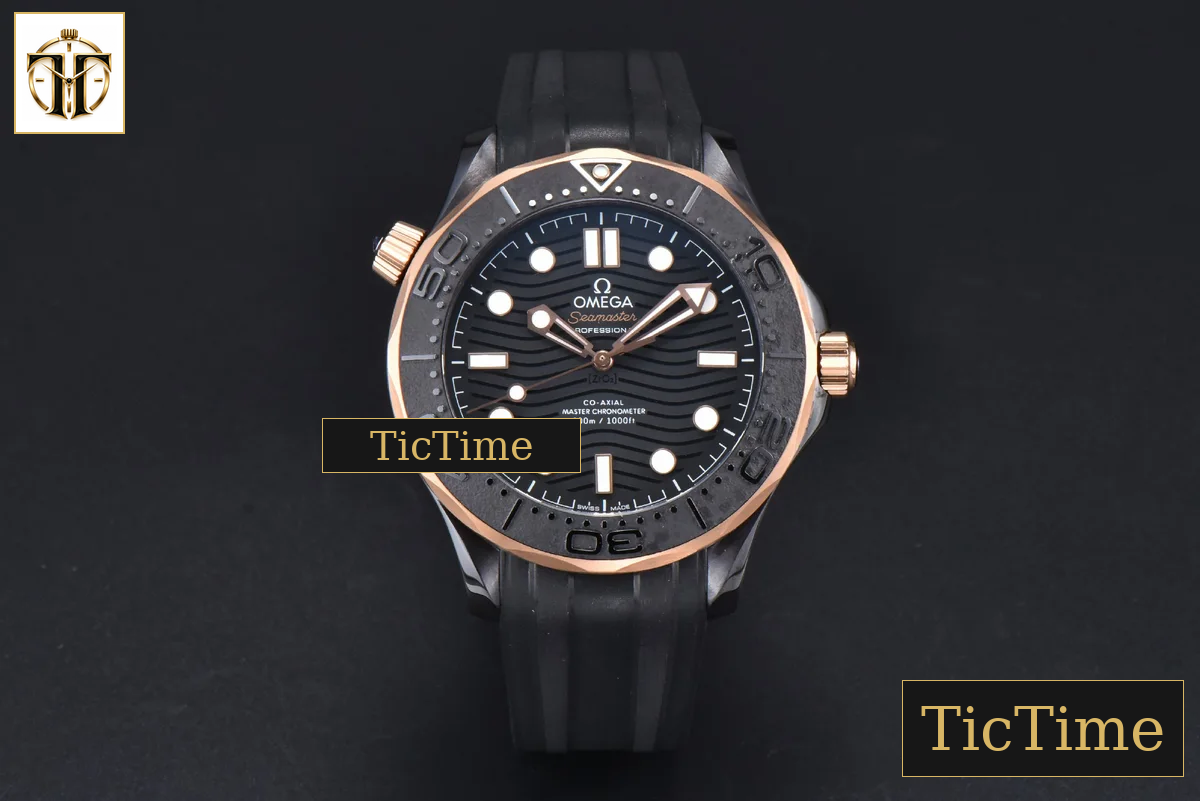Seamaster Diver 300M 43.5mm VSF RG Nekton Ceramic Black Dial Black Rubber Strap VS8806 — foto 3