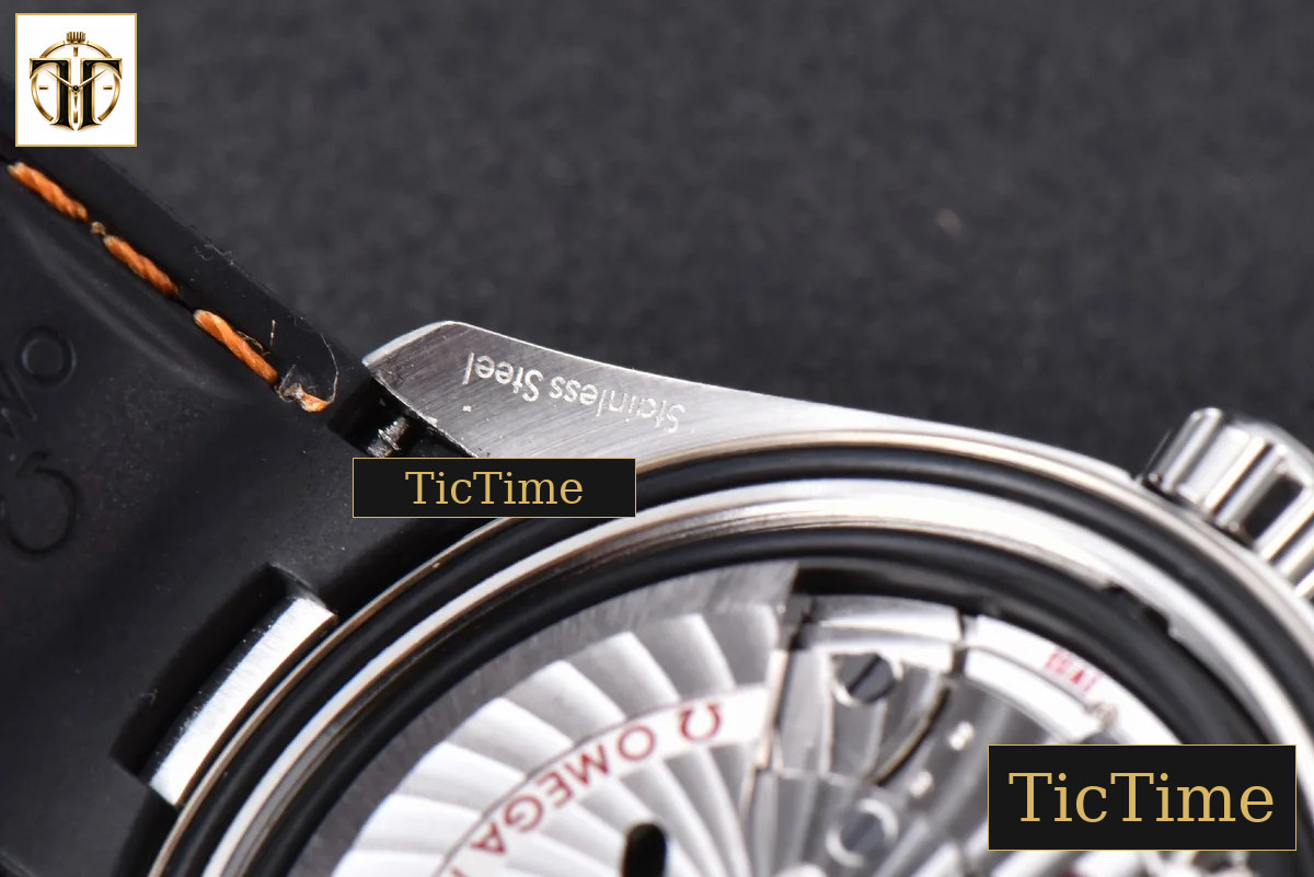 Aqua Terra 150M SeaMaster 41mm VSF White Dial Orange Hands Black Rubber Strap A8900 — foto 19