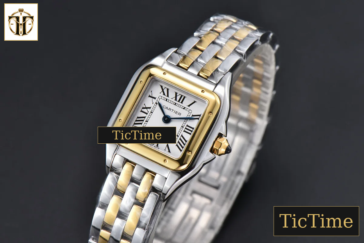 Panthère 22mm AF SS/YG White Dial SS/YG Bracelet Ronda Quartz — foto 5