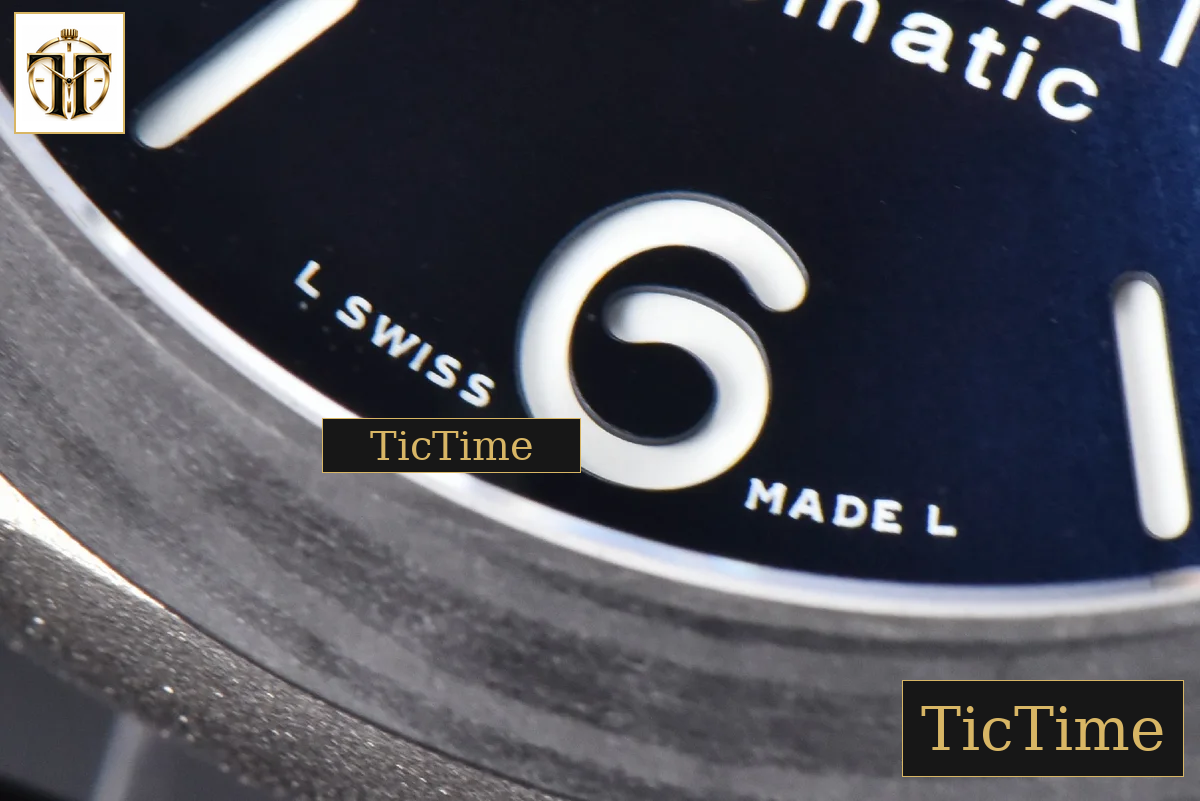 Luminor GMT PAM1279 42mm VSF Titanium Blue Dial Dark Blue Leather Strap P9011 — foto 8