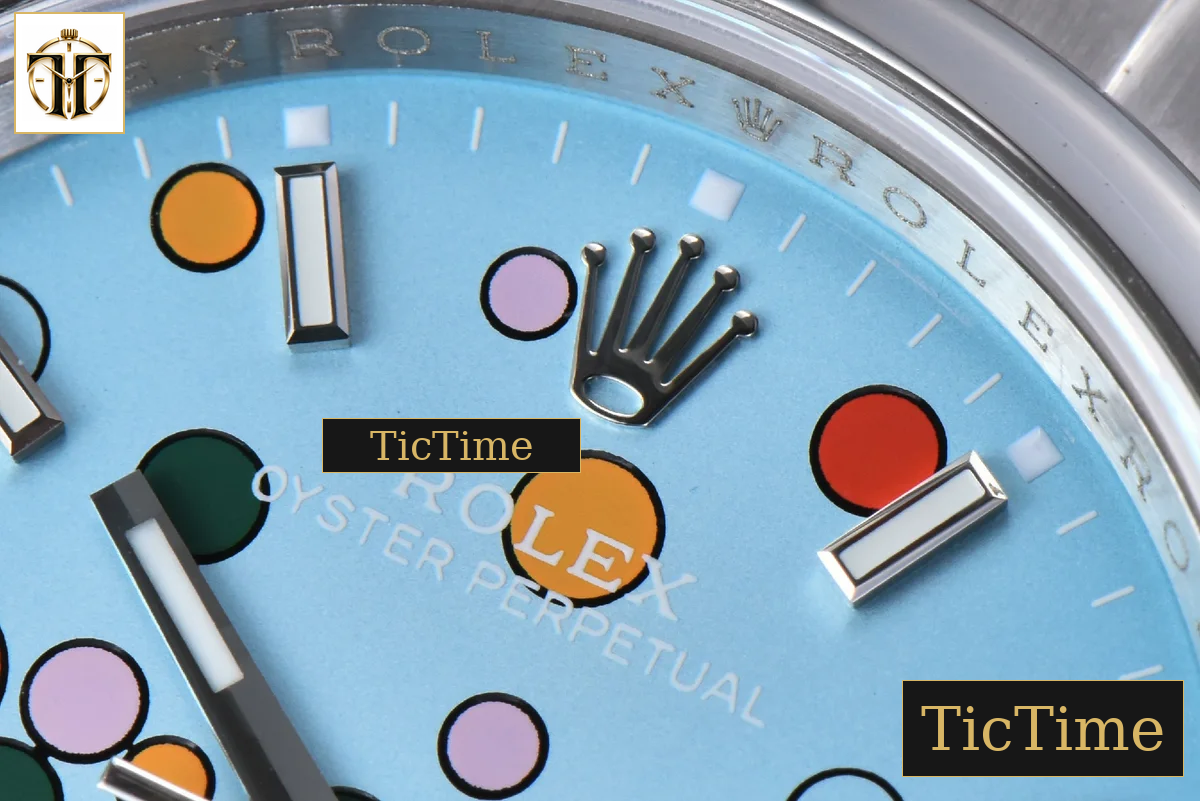 Oyster Perpetual 904L Smooth Bezel 126000 36mm GMF Tiffany Ballon Blue Dial SS Bracelet VR3230 — foto 9