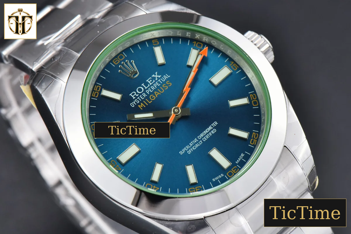Milgauss GV 904L 116400 40mm GSF Blue Dial Bracelet SA3131 — foto 14