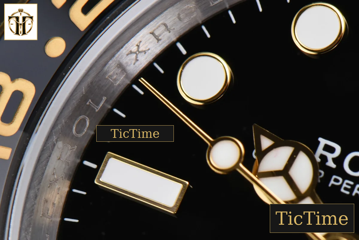 GMT Master II 904L 126713 40mm GMF YG/SS Black/Gray Bezel Black Dial Jubilee Bracelet SH3285 — foto 7