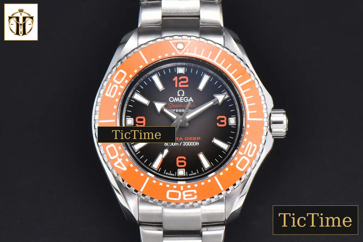 Seamaster Ultra Deep 6000M 45.5mm VSF Brown Dial Orange Bezel SS Bracelet A8912 — foto 2