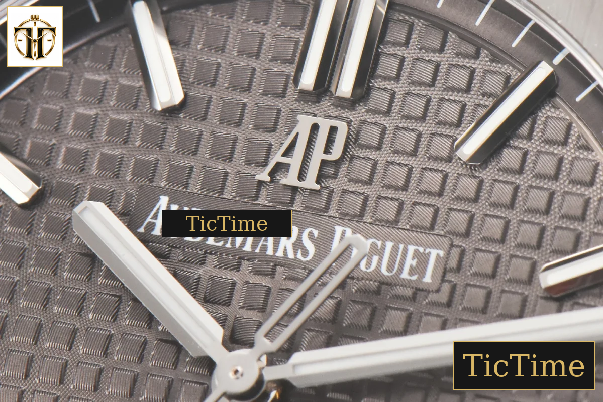 Royal Oak 15500 41mm ZF Gray Textured Dial SS Bracelet (V2 free sprung ) A4302 — foto 6