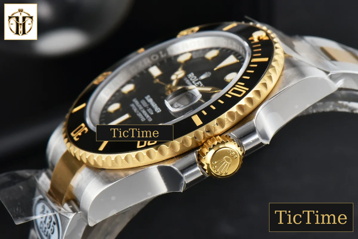 Submariner LN 116613 40mm Clean Factory YG/SS Black Ceramic Black Dial YG/SS Bracelet VR3130 — foto 10