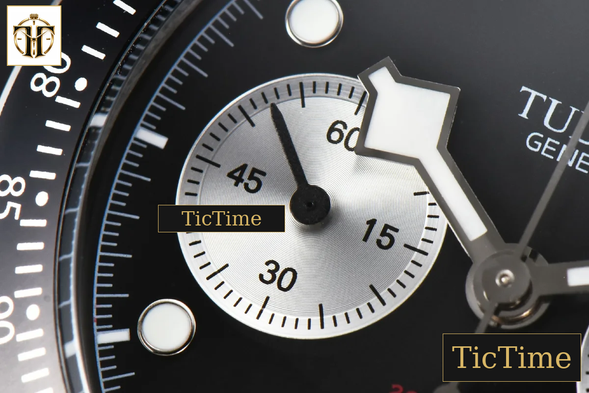 Black Bay Chrono 41mm TWSF Black Dial SS Bracelet A7750 — foto 6