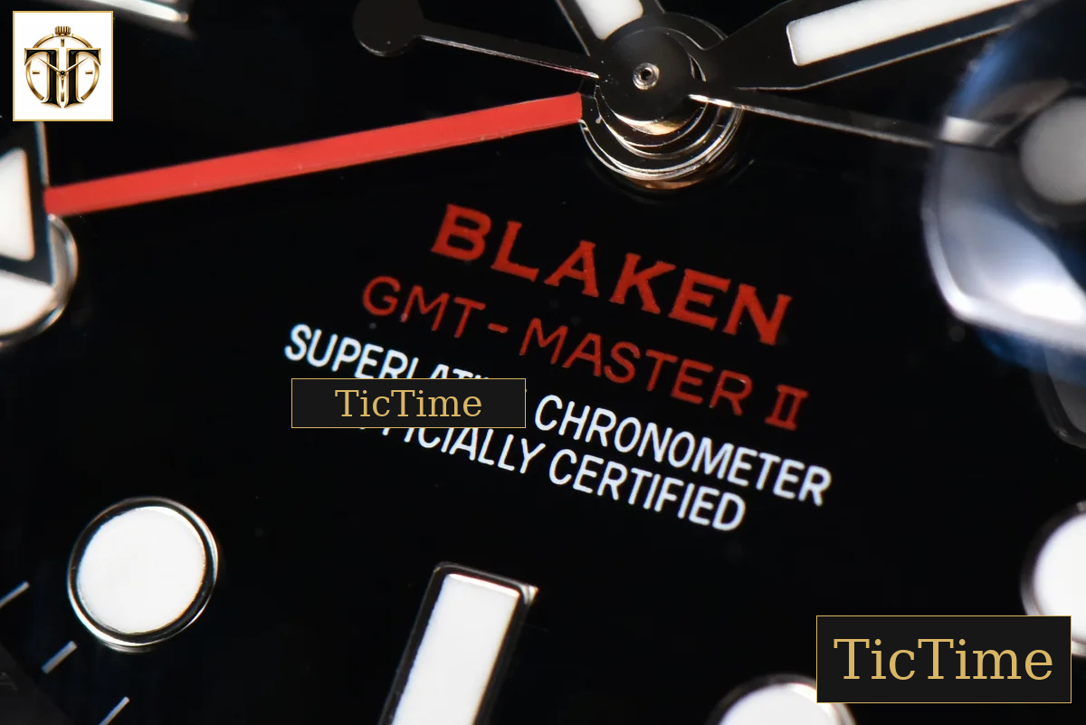 Blaken GMT Master IPKF Blue/Red Black Dial PVD Bracelet A2836 — foto 19