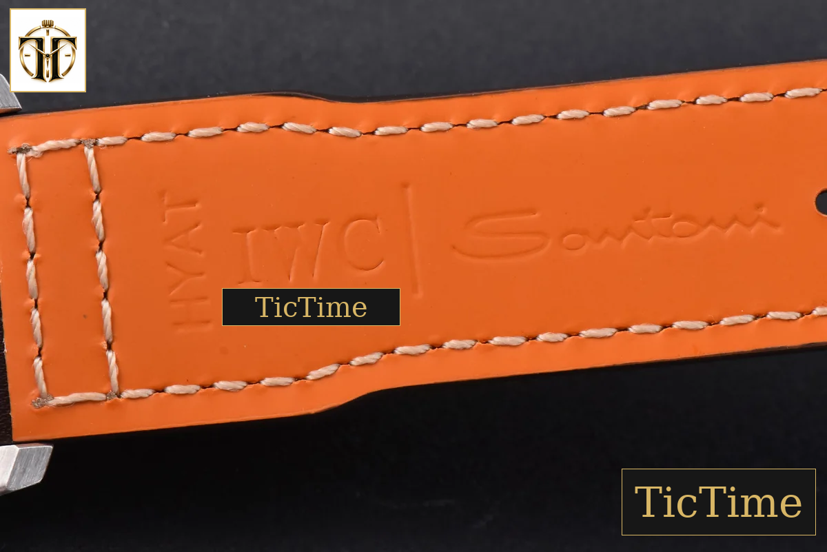 Mark XVIII IWC327010 40mm V7F Blue Dial Brown Leather Strap A2892 — foto 26