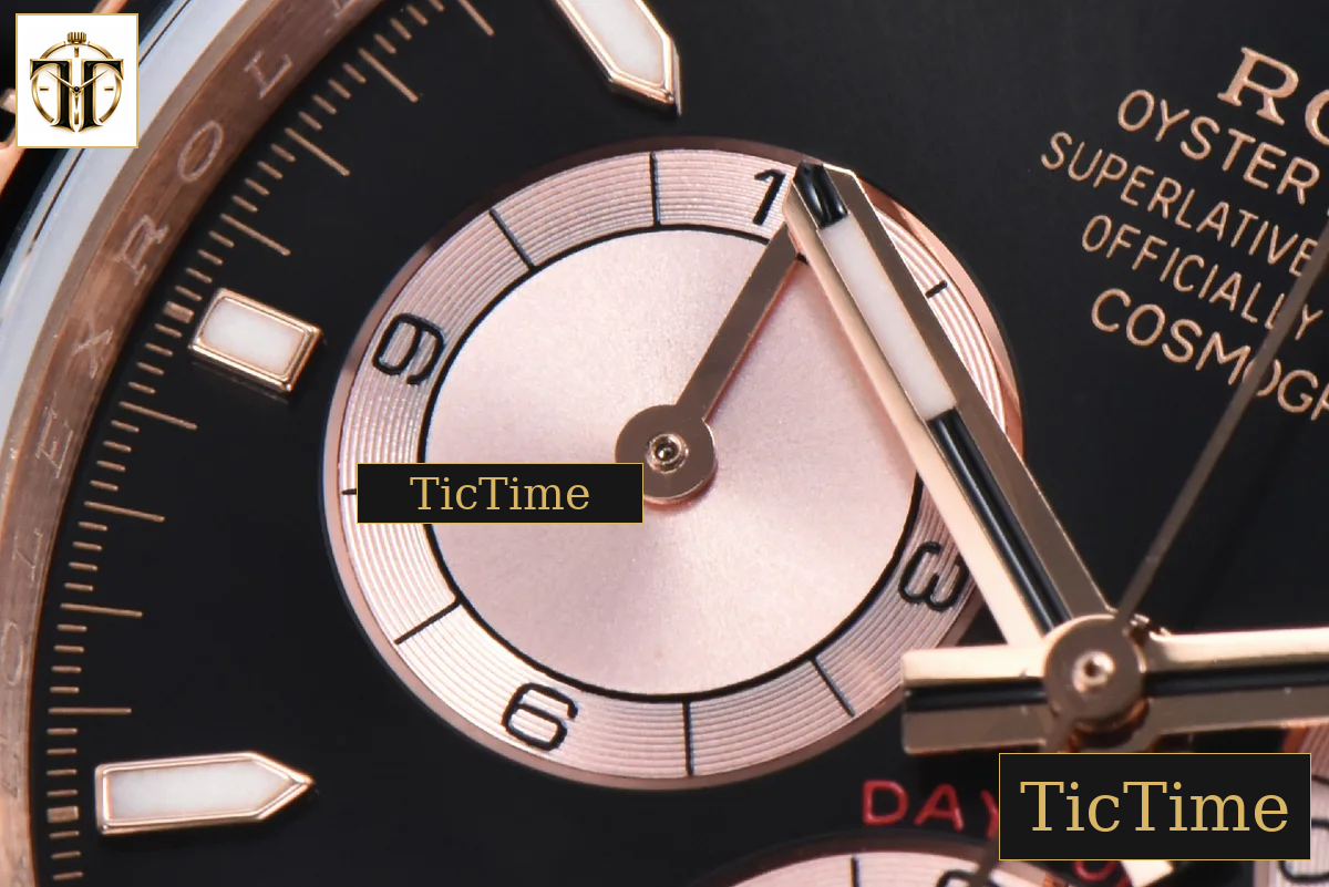 Daytona 126515 40mm BPF RG Black Bezel Black Dial RG Subdial Black Oysterflex Strap SH4131 — foto 6
