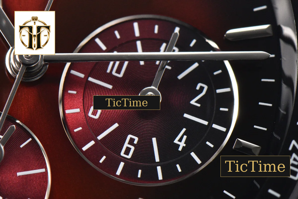 Code 11.59 Chrono 26393 41mm APSF SS Red/Black Dial Red Leather Strap SA4401 — foto 8