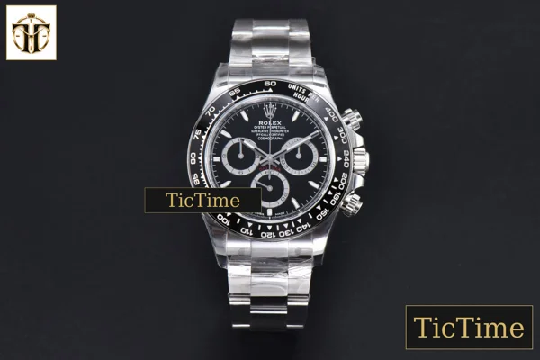 Foto frontal — Daytona 904L 126500 40mm VSF Black Dial SS Braclet DD4131