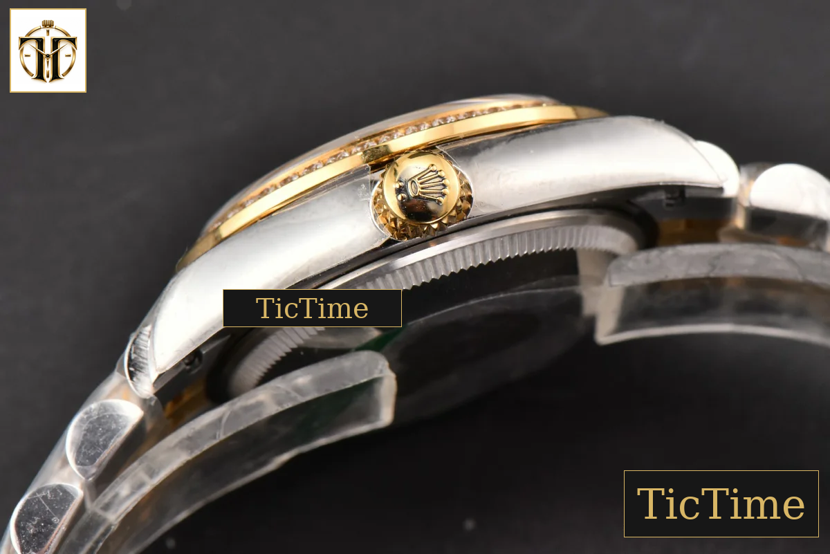 DateJust Ladies 904L 31mm WF YG/SS Diamond YG Dial Diamond Marker Jubilee Bracelet A2671 — foto 17
