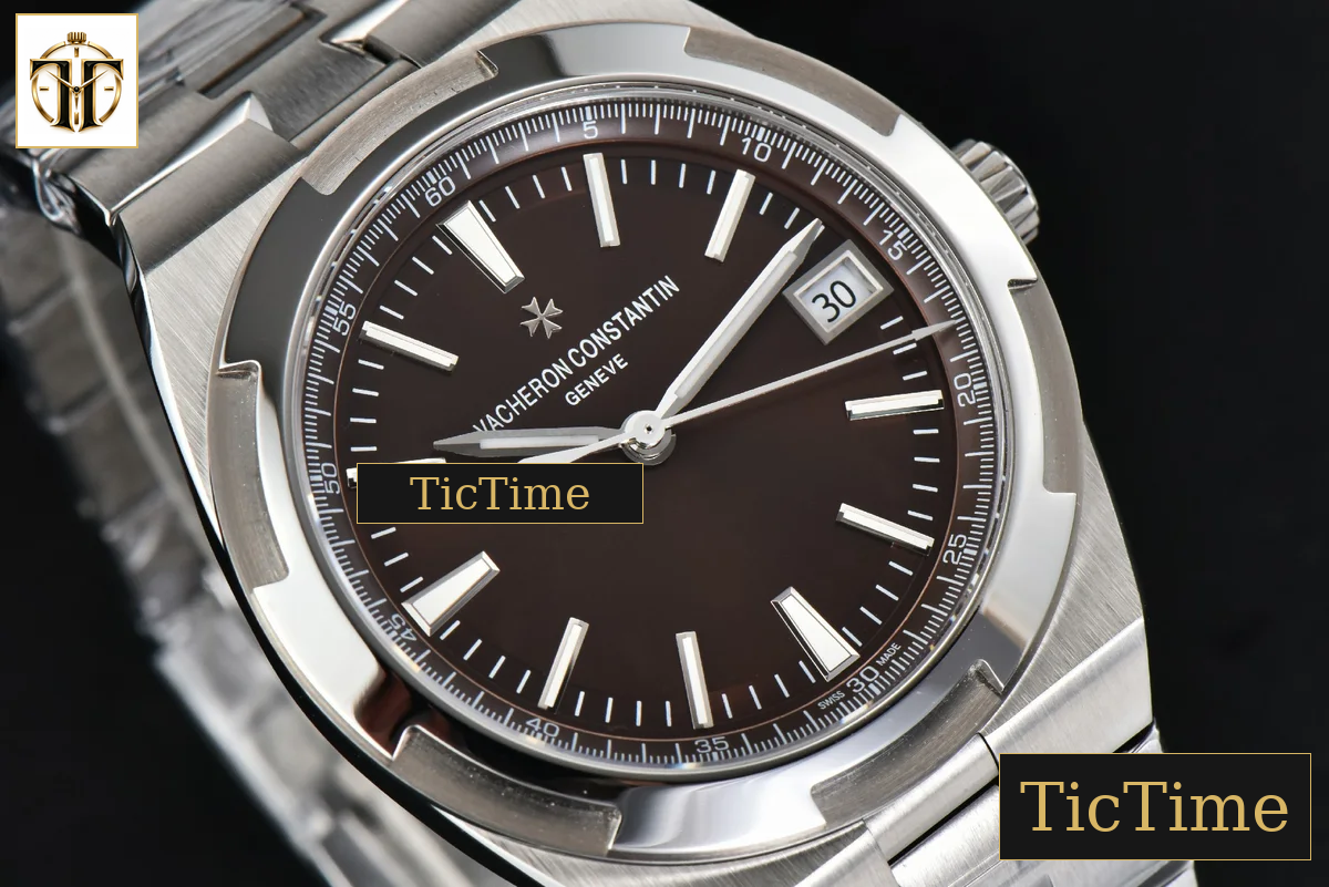 Overseas 4500V 41mm ZF Brown Dial SS Bracelet A5100 — foto 11