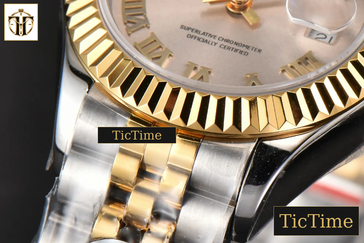 DateJust Ladies 28mm WF YG/SS Silver Dial Roma Marker Jubilee Bracelet A2236 — foto 11